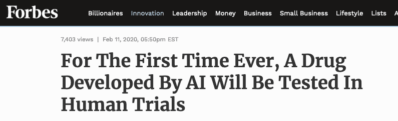 Forbes company headline